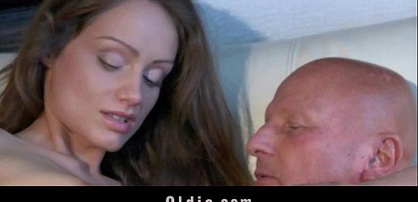  Old man dreams of fucking young super-hot babe next door